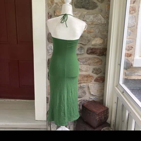 NWT Reformation Hilo Knit Dress Palm Green $148 Womens Small - Picture 8 of 12